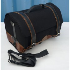 MOTOBRAŠNA ZADNÍ VELKÁ (NA ZADNÍ NOSIČ) - ČERNO-HNĚDÁ - ORIGINÁL - JAWA PÉRÁK